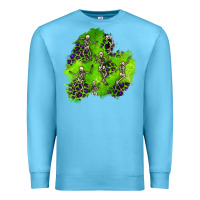 Ocean Blue halloween patch 3 Premium Sweatshirt - BundleAndBundleShop