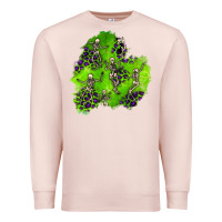Pale Pink halloween patch 3 Premium Sweatshirt - BundleAndBundleShop