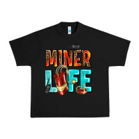 Black miner life Urban Heavy Tee - AdoDesignShop