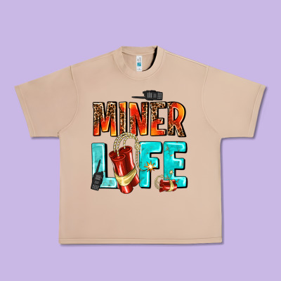 Miner Life Urban Heavy Tee Designed By Adodesignshop