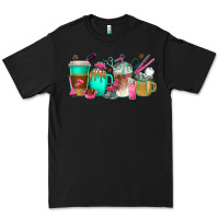 Black hair hustler coffee cups Premium Tee - texasbilliewilder