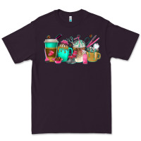 Plum hair hustler coffee cups Premium Tee - texasbilliewilder