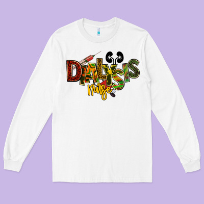 Dialysis Nurse Kidney Juneteenth Long Sleeve Tee Designed By Nancycooperartshop
