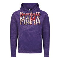Cloud Purple baseball  mama Vintage Hoodie - RacoonDesign
