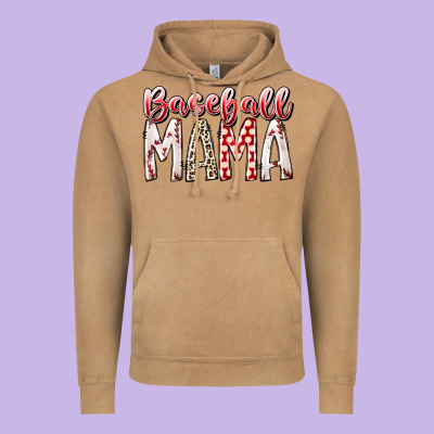 Baseball  Mama Vintage Hoodie Designed By Racoondesign