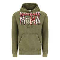 Vintage Olive baseball  mama Vintage Hoodie - RacoonDesign