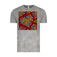 Cloud Rock christmas lights and leopard hearts seamless pattern Vintage Tee - BundleAndBundleShop