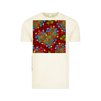 Vintage Arctic christmas lights and leopard hearts seamless pattern Vintage Tee - BundleAndBundleShop
