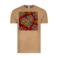 Vintage Camel christmas lights and leopard hearts seamless pattern Vintage Tee - BundleAndBundleShop