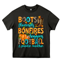 Asphalt Boots flannels bonfires leggins American Football Heavy Core Tee - RanaPortraitStore