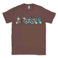 Chestnut groovy with peace  sign flowers Classic Tee - Artiststas