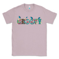 Lilac groovy with peace  sign flowers Classic Tee - Artiststas