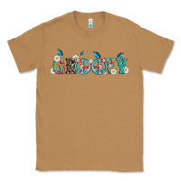 Toasted Coconut groovy with peace  sign flowers Classic Tee - Artiststas