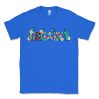 True Royal groovy with peace  sign flowers Classic Tee - Artiststas