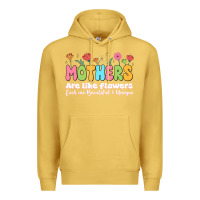 Antique Gold mothers are like flowers Premium Hoodie - JahusDesignShop