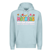 Blue Mist mothers are like flowers Premium Hoodie - JahusDesignShop