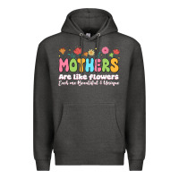 Charcoal Heather mothers are like flowers Premium Hoodie - JahusDesignShop