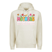 Oatmeal Heather mothers are like flowers Premium Hoodie - JahusDesignShop