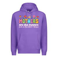 Purple mothers are like flowers Premium Hoodie - JahusDesignShop