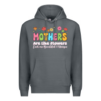 Rock mothers are like flowers Premium Hoodie - JahusDesignShop