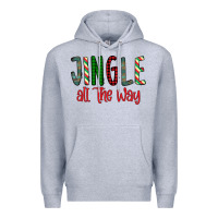 Heather Grey jingle all the way Premium Hoodie - Bettercallsaul