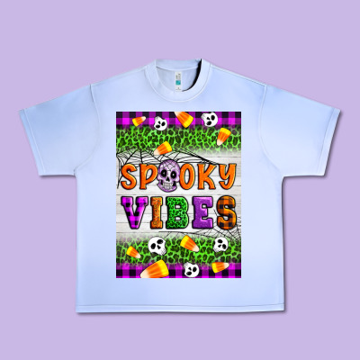 Halloween Spooky Vibes Urban Heavy Tee Designed By Artiststas