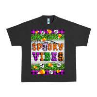 Pigment Black Halloween Spooky Vibes Urban Heavy Tee - Artiststas