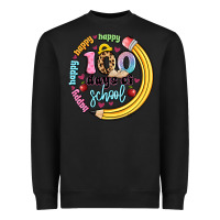 Black happy 100 days of school Heavyweight Sweatshirt - Artiststas