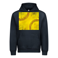 Navy distressed softball pattern Urban Hoodie - TumblerDesignByShophia