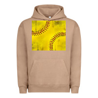 Pigment Burro distressed softball pattern Urban Hoodie - TumblerDesignByShophia