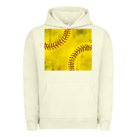 Pigment Pistachio distressed softball pattern Urban Hoodie - TumblerDesignByShophia