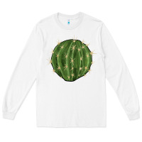 White cactus Long Sleeve Tee - BarkalooDesign