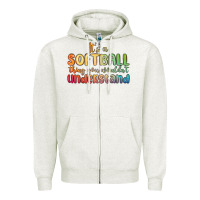 Oatmeal Heather it s a softball thing you wouldn t understand Zipper Hoodie - MaliasSmallBusiness