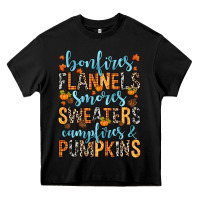 Black Bonfires flannels Heavy Core Tee - RanaPortraitStore