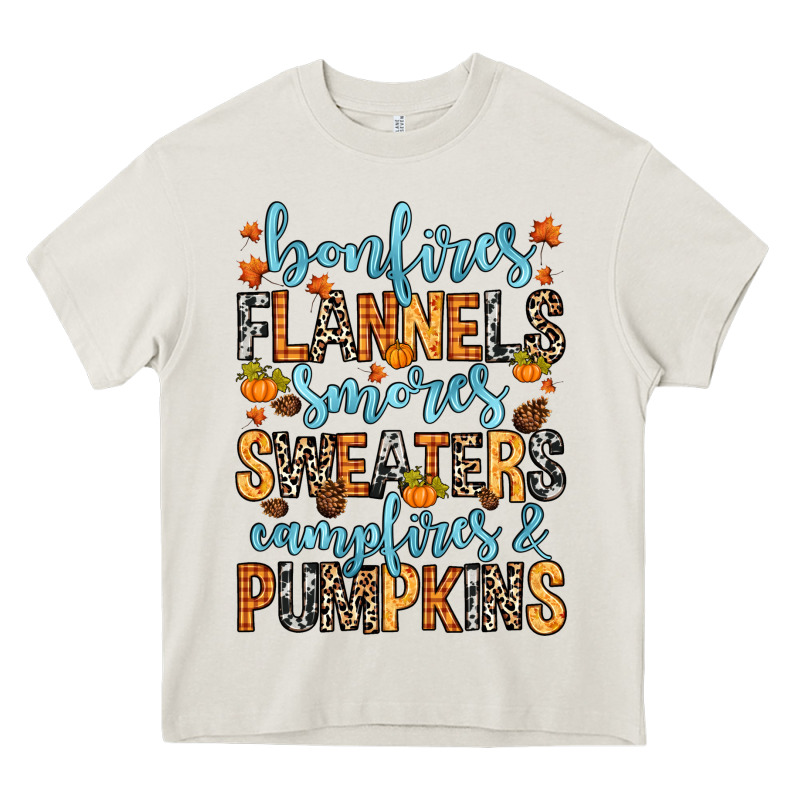 Bonfires Flannels Heavy Core Tee by RanaPortraitStore | Teevron