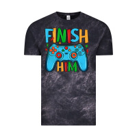 Cloud Black finish him Vintage Tee - JahusDesignShop