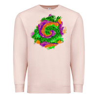 Pale Pink halloween patch  1 Premium Sweatshirt - BundleAndBundleShop