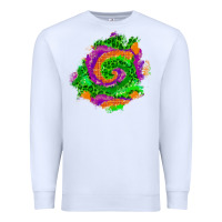 White halloween patch  1 Premium Sweatshirt - BundleAndBundleShop