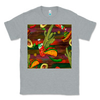 Heather Grey mexican food seamless pattern Classic Tee - BundleAndBundleShop