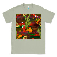 Matcha mexican food seamless pattern Classic Tee - BundleAndBundleShop