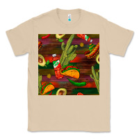 Mushroom mexican food seamless pattern Classic Tee - BundleAndBundleShop