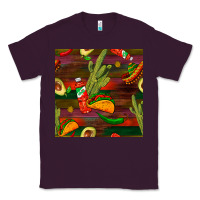 Plum mexican food seamless pattern Classic Tee - BundleAndBundleShop