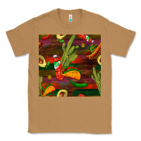 Toasted Coconut mexican food seamless pattern Classic Tee - BundleAndBundleShop