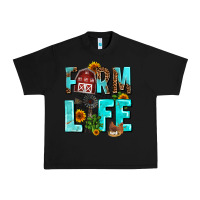 Black farm life Urban Heavy Tee - AdoDesignShop