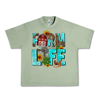 Oil Green farm life Urban Heavy Tee - AdoDesignShop