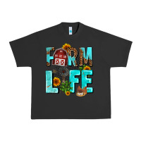 Pigment Black farm life Urban Heavy Tee - AdoDesignShop