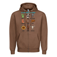Chestnut so god made a cowboy Zipper Hoodie - MaliasSmallBusiness