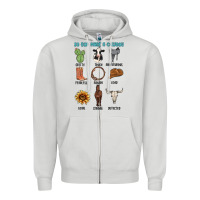 Dove Grey so god made a cowboy Zipper Hoodie - MaliasSmallBusiness