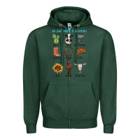 Sports Green so god made a cowboy Zipper Hoodie - MaliasSmallBusiness