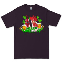 Plum st. patrick's day roosters let's get lucked up Premium Tee - RanaPortraitStore